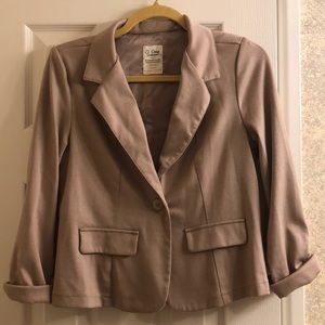 Tan/Nude colored casual Blazer (medium)